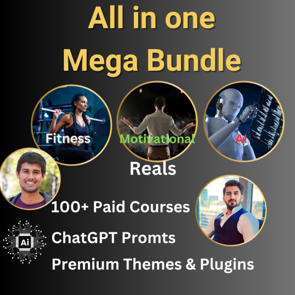 All-in-One Digital Bundle: Premium Courses, Reels, Tools & Software